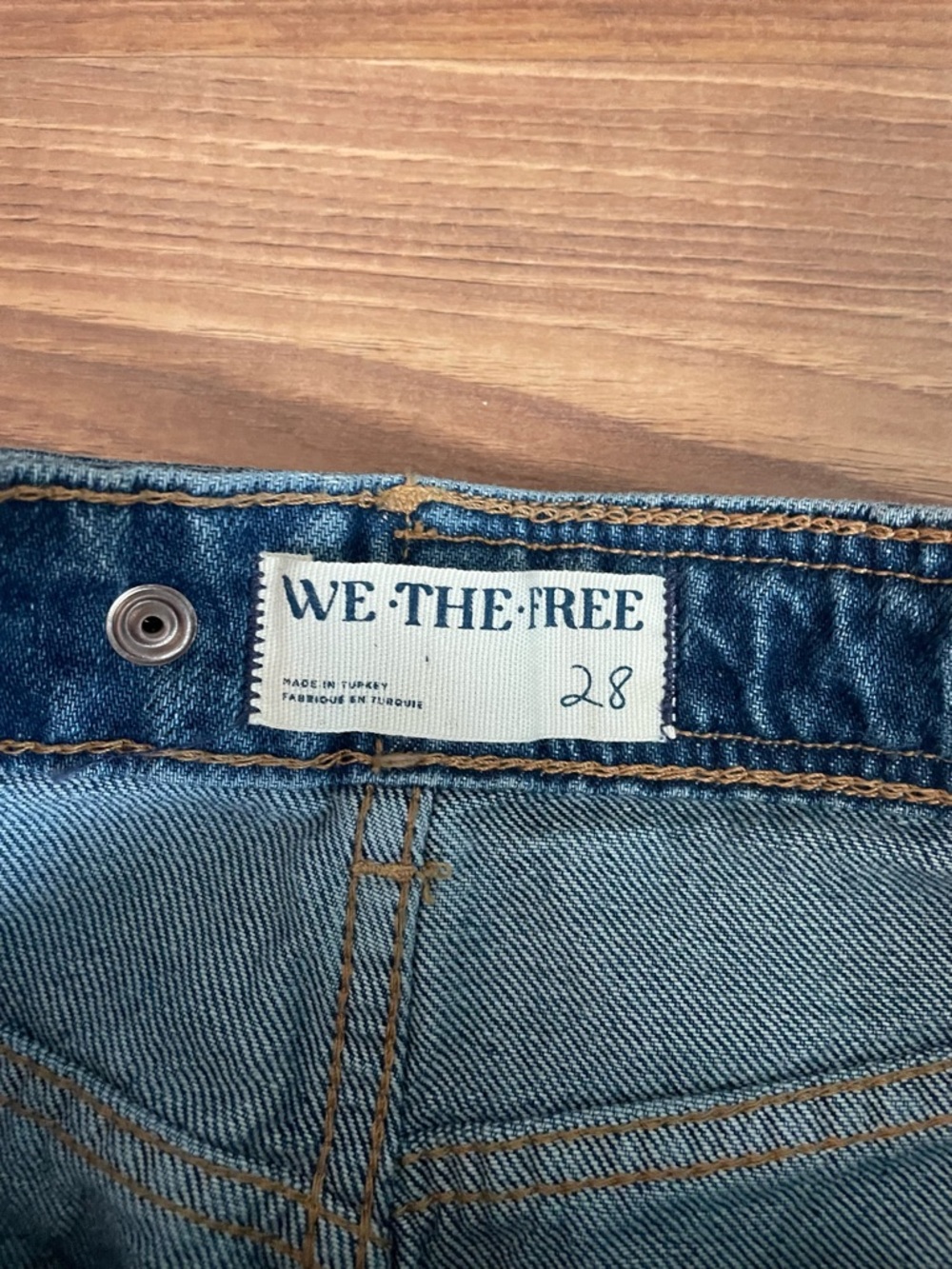 We the Free Maxine Denim Skort Size 28 Festival Boho - Picture 5 of 10